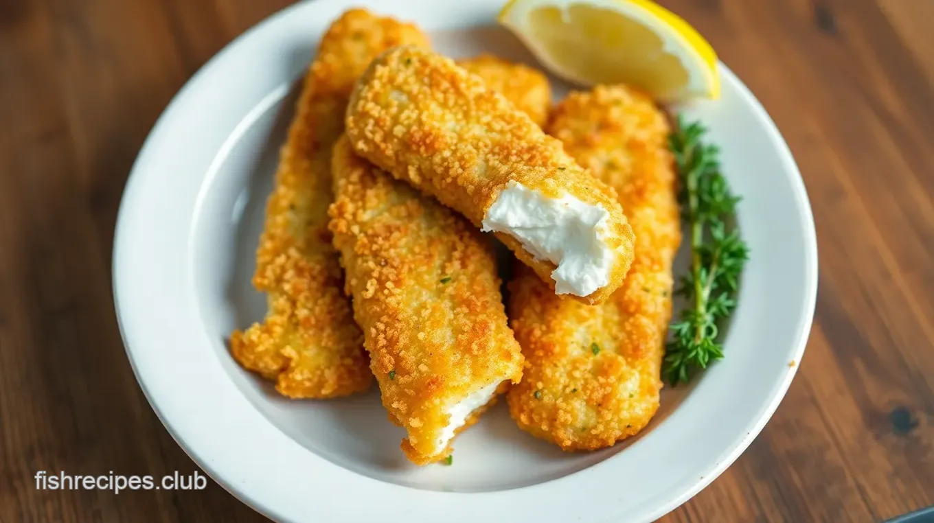 Crispy Air Fryer Fish Fingers