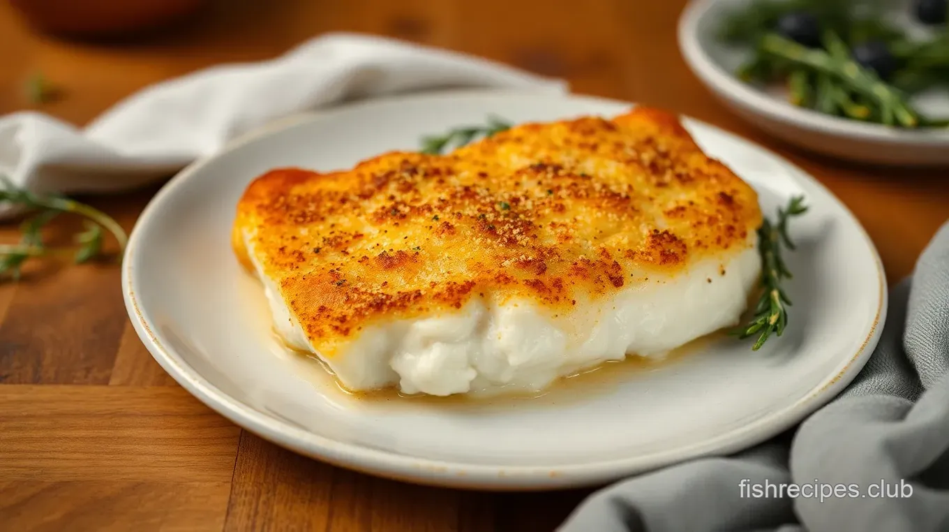 Oven-Baked Parmesan Crusted Cod