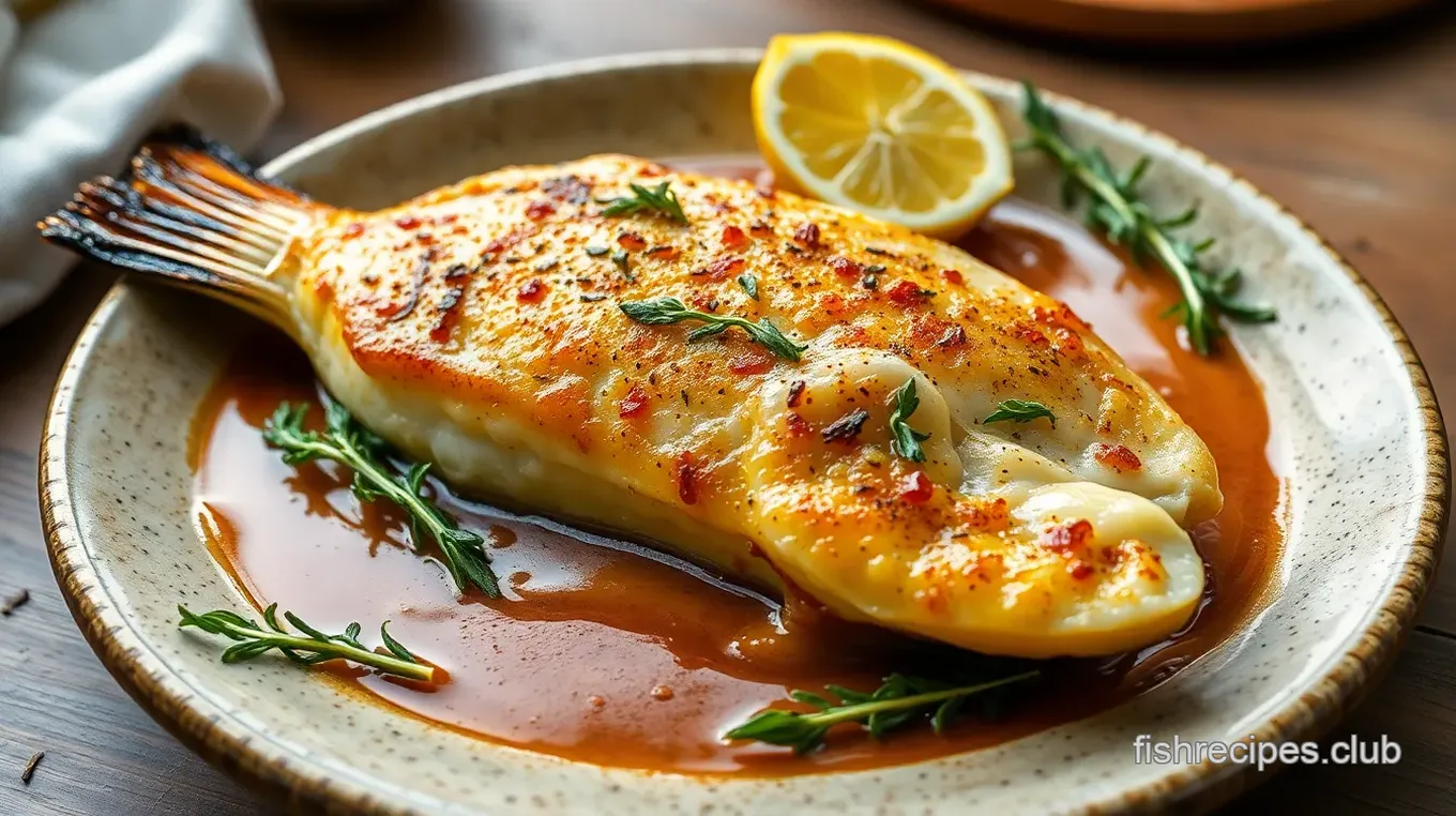 Oven Baked Tilapia with Garlic Butter Sauce