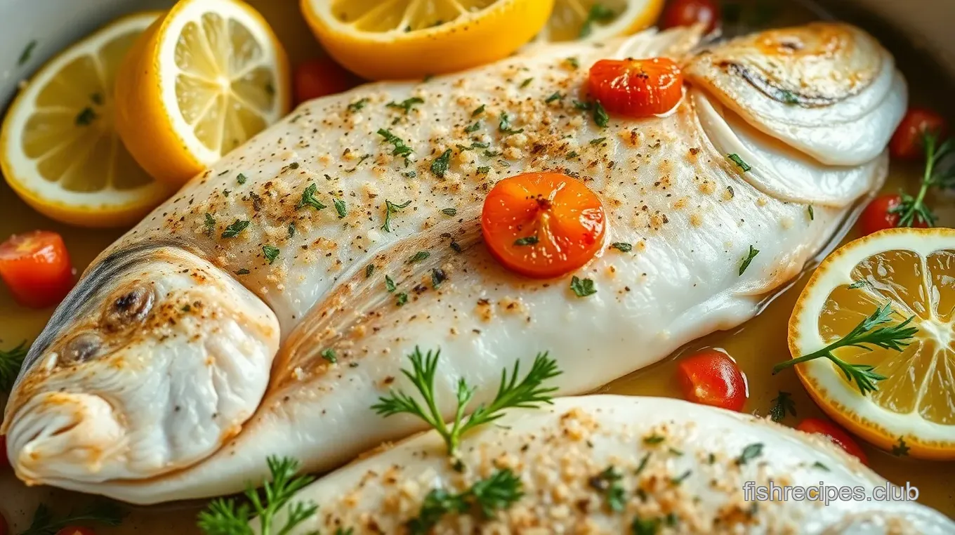 Baked Whole Tilapia with Fresh Herbs