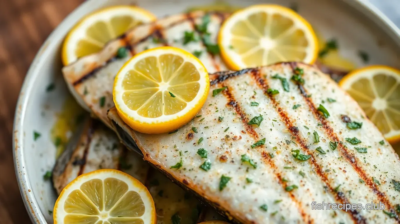 Bluefish with Citrus Herb Marinade