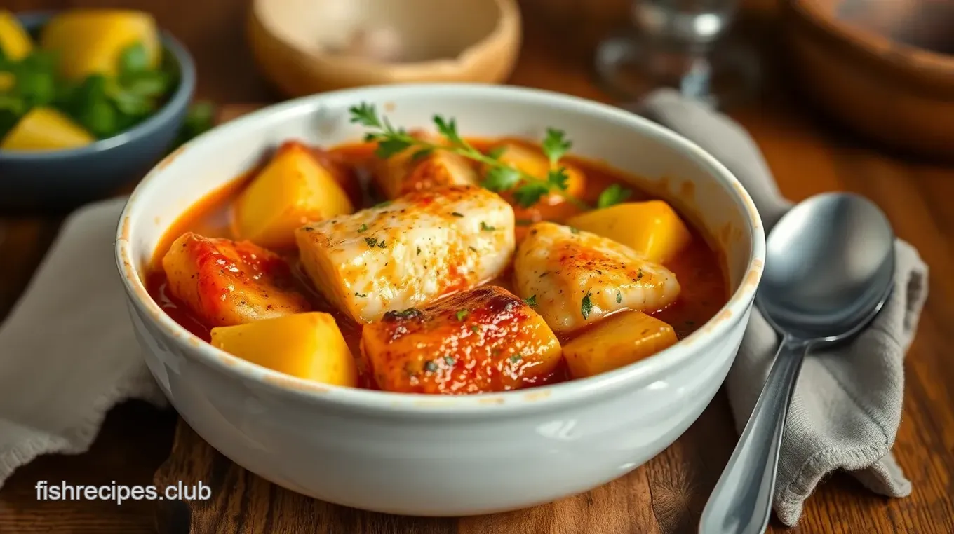 Spanish Fish Stew with Potatoes