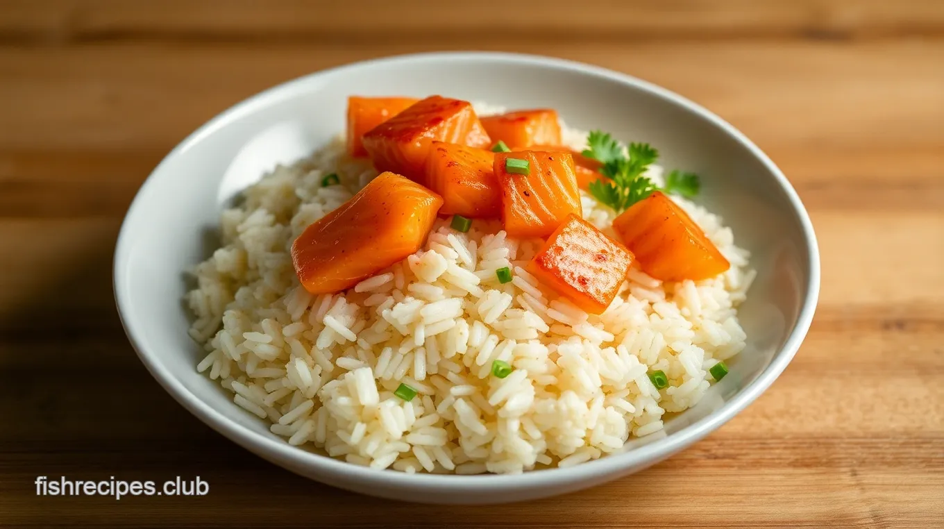 Crispy Rice with Spicy Salmon Delight