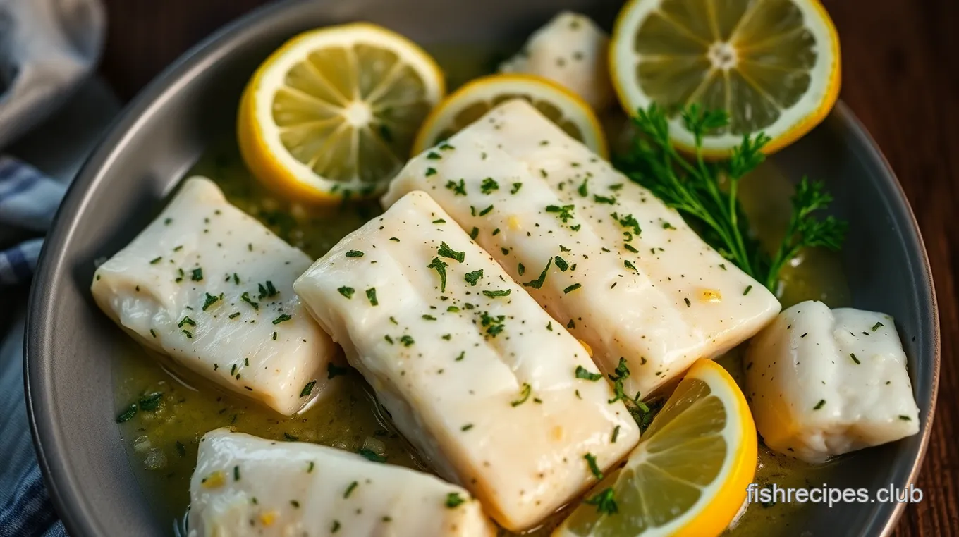 Delicious Fish Tie with Herb-Citrus Butter Sauce