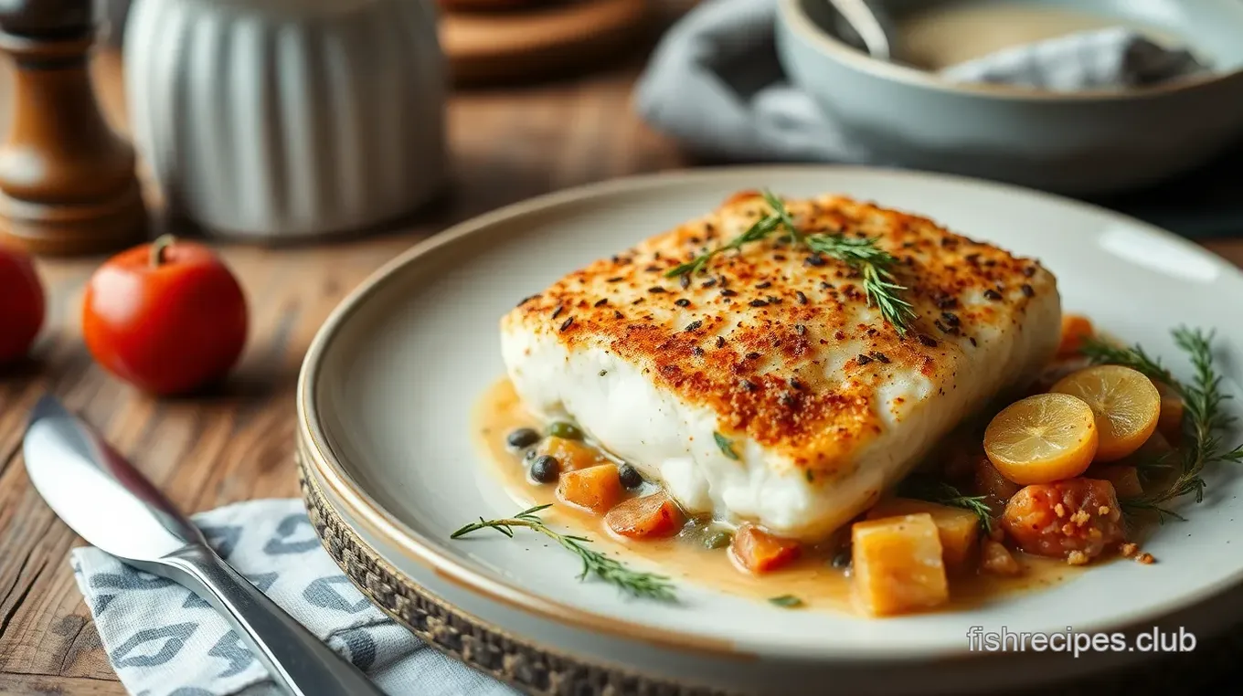 Delicious Greek-Style Baked Cod