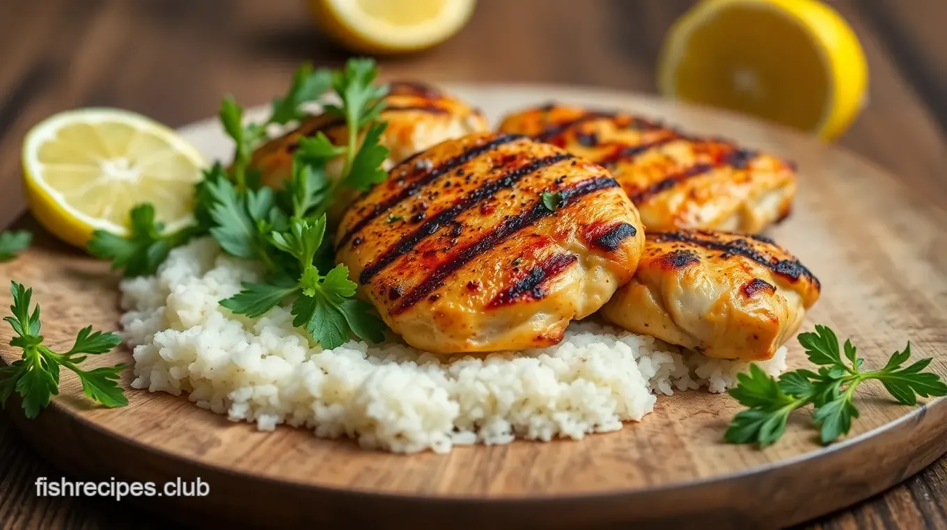 Grilled Chicken with Lemongrass Flavor Boost