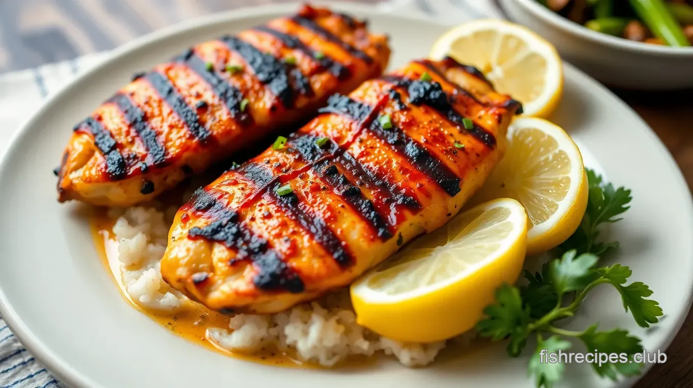 Grilled Lemongrass Chicken with Aromatic Flavor