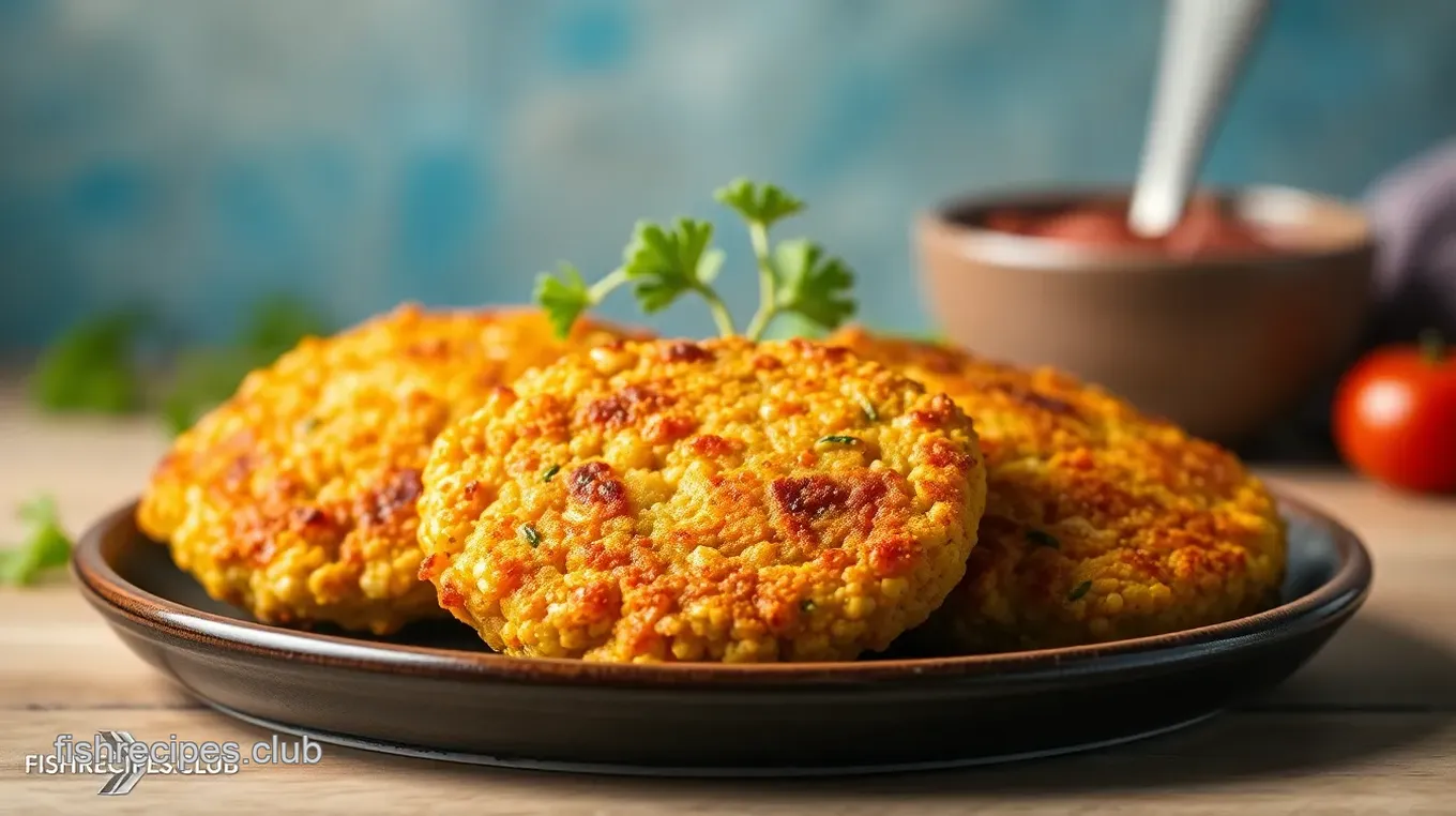 Fried Quinoa Patties with Mozzarella