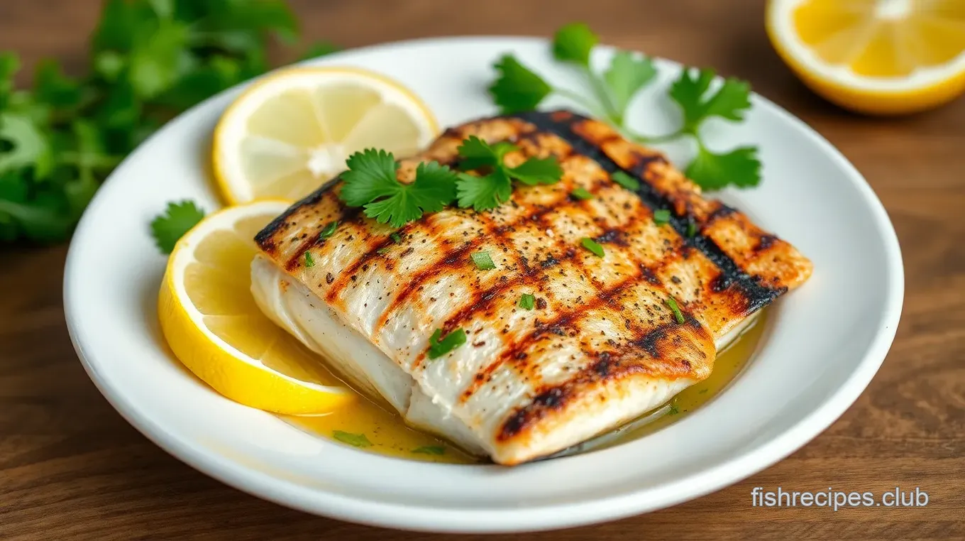 Grilled Bonito Fish with Zesty Marinade