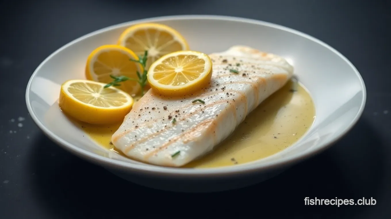 Lemon Butter Baked Flat Fish