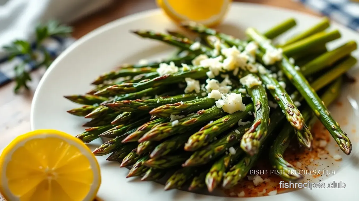 Lemon Parmesan Roasted Asparagus Delight