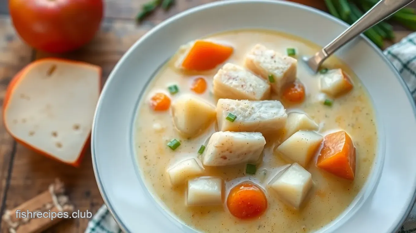 Acid Reflux-Friendly Fish Chowder