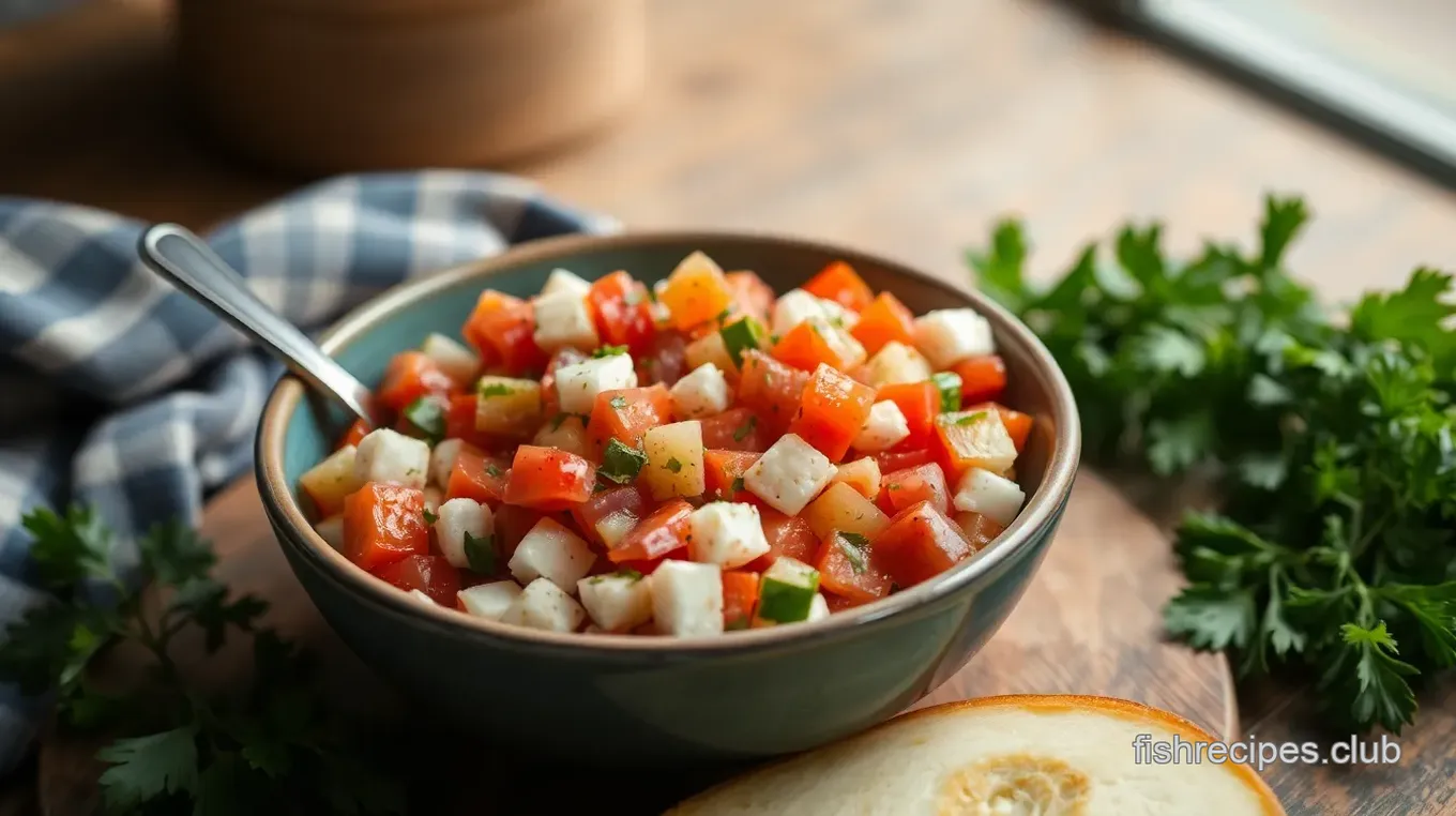 Mix Greek Salsa with Fresh Vegetables