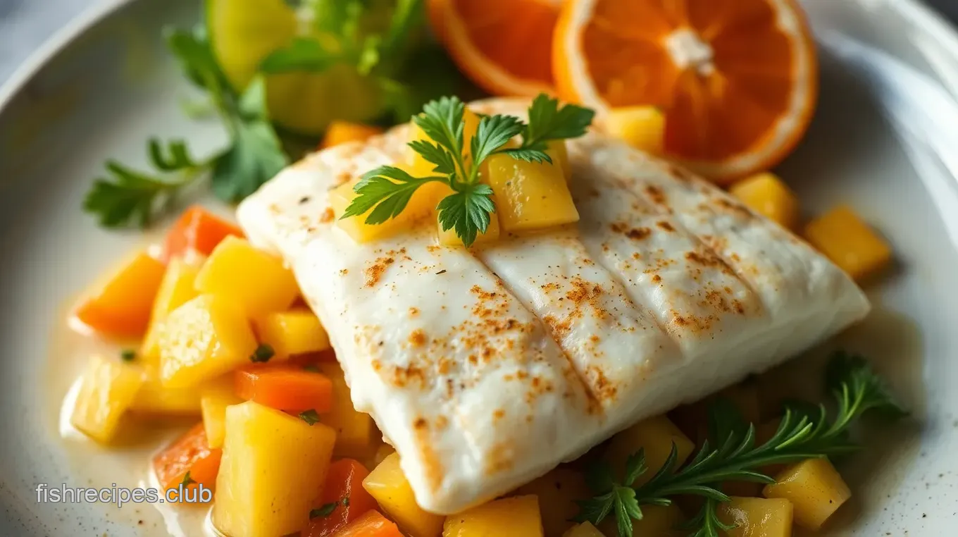 Pan-Seared Cobia with Citrus Salsa