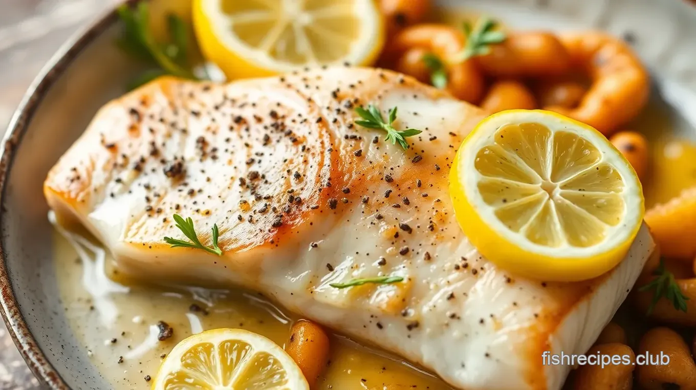 Pan-Seared Sablefish with Lemon Herb Butter