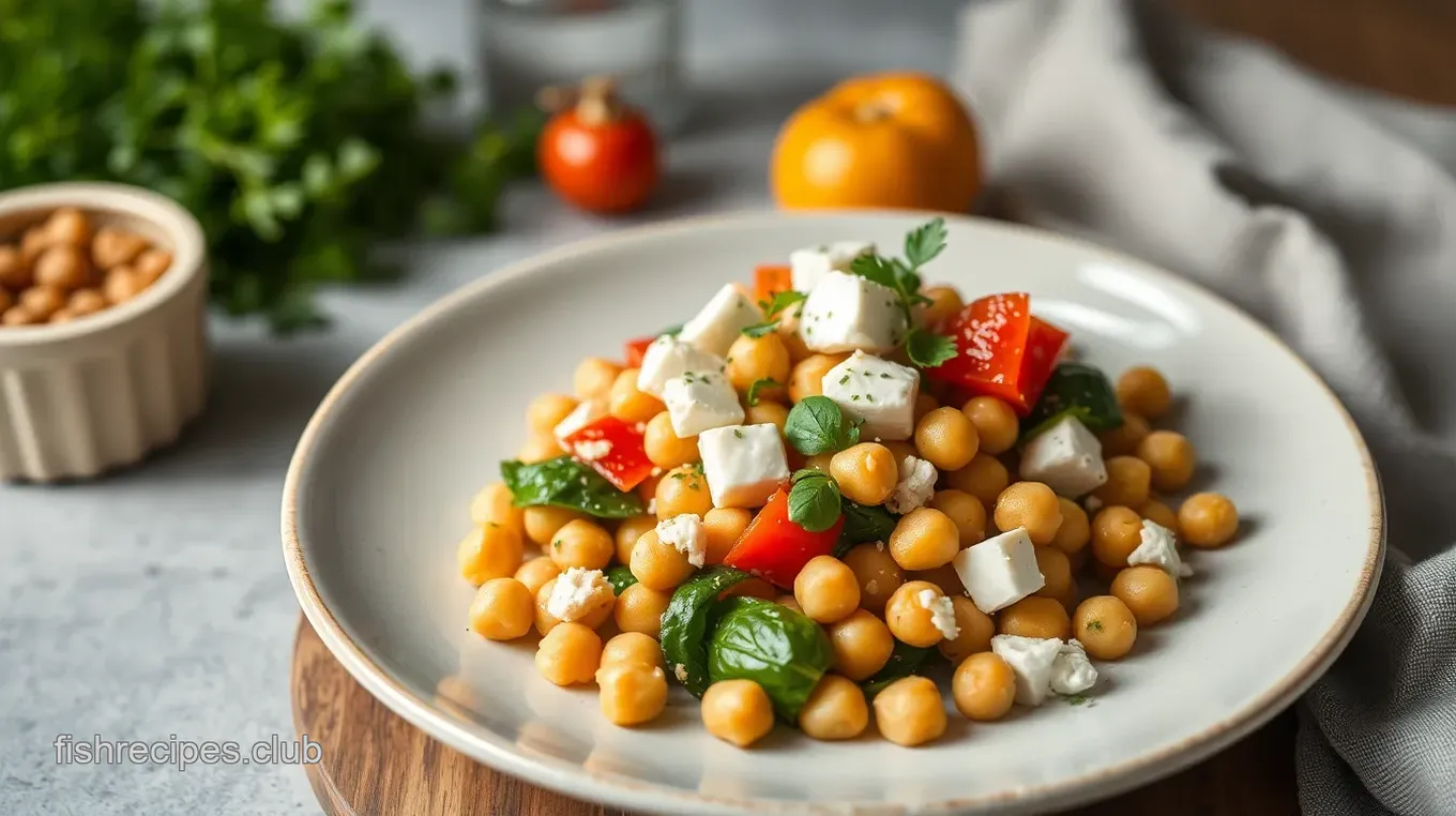 Quick Chickpea Salad: Fresh & Flavorful