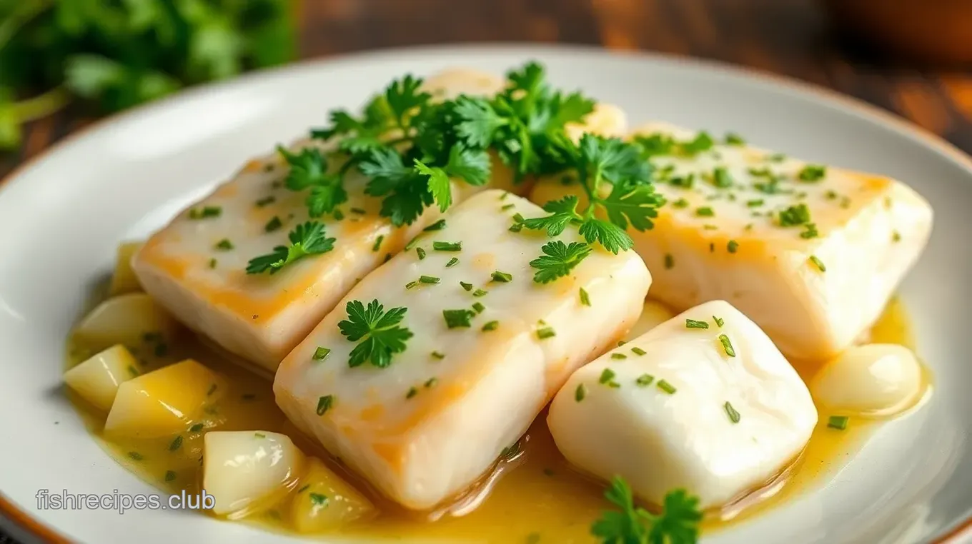 Fish in Parsley Sauce