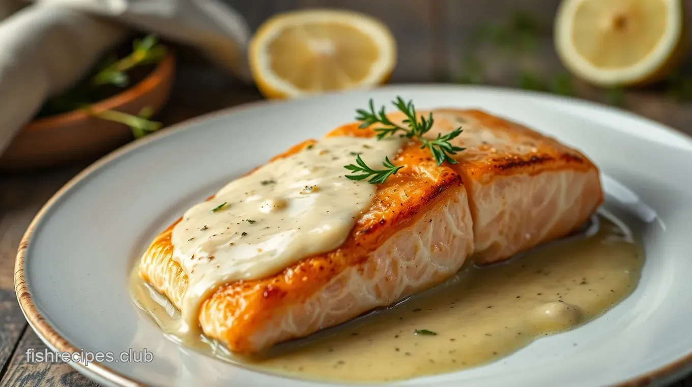 Creamy Garlic Butter Tuscan Salmon