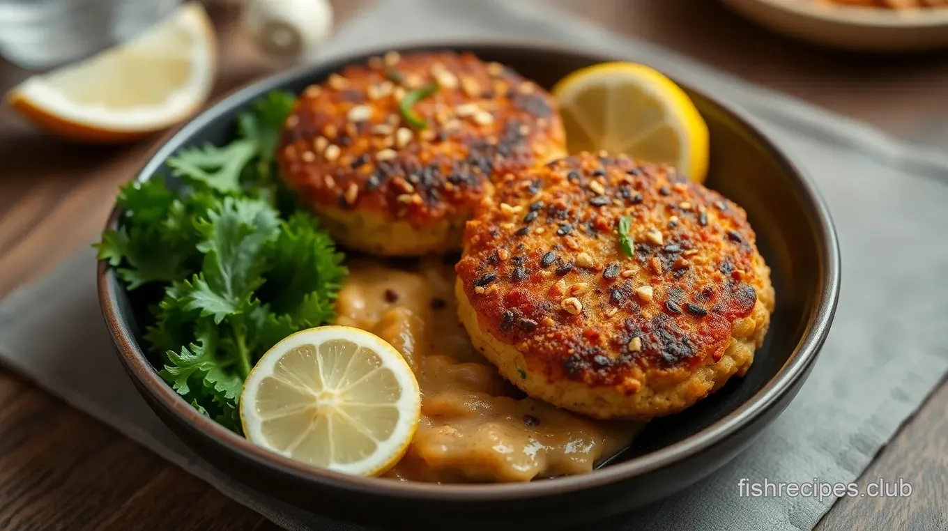 Sesame-Crusted Salmon Patties