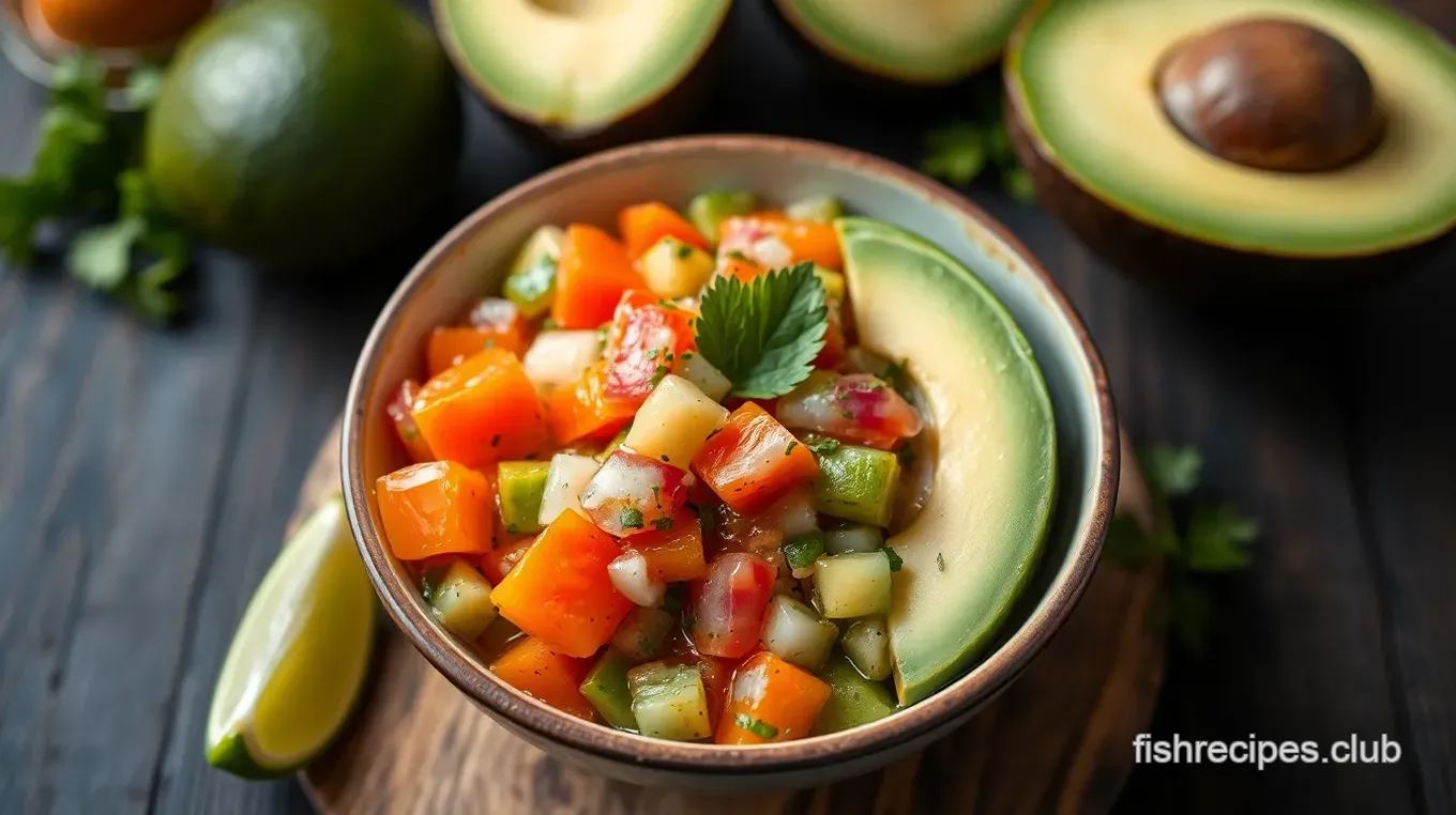 Vibrant Tropical Avocado Salsa