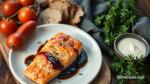 Baked Salmon with Sweet Balsamic Glaze