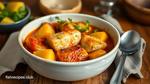 Cooked Spanish Fish Stew with Potatoes