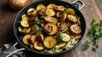 Skillet Zucchini with Flavorful Mushrooms