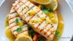 Grill Sturgeon Fillets with Zesty Sauce