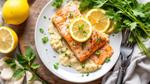 Lemon Butter Garlic Salmon Delight