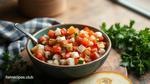 Mix Greek Salsa with Fresh Veggies