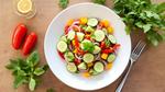 Refreshing TikTok Cucumber & Bell Pepper Salad