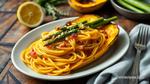 Roasted Spaghetti Squash with Asparagus