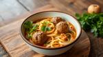 Thai Chicken Meatball Khao Soi Delight