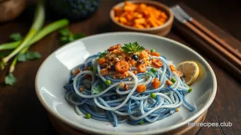 Cook Blue Butterfly Pea Noodles in 30 Mins