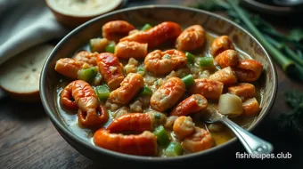 My Grandmother's Crawfish Tails Étouffée: A Delicious Southern Comfort recipe card