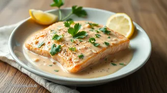 Sautéed Salmon in Creamy Thai Coconut Sauce