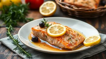 Bake Salmon with Lemon & Olives | 30 Min