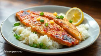 Fried Snakehead Fish with Garlic Delight