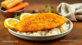 Fry Cornmeal Fish with Flavorful Seasoning