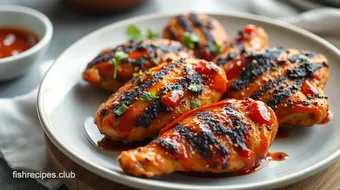 Grilled Chicken with Sweet Chili Glaze