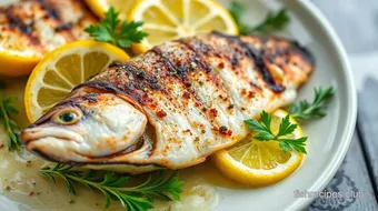 Grilled Dorado Fish with Luscious Lemon Twist