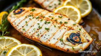 Grilled Drum Fish with Easy Lemon Marinade