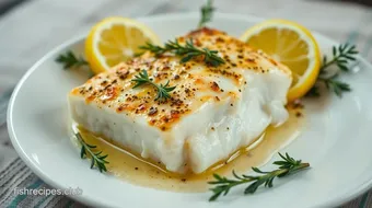 Baked Cod with Lemon Garlic Flavor - Quick