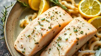 White Salmon Fish: The Easy Lemon Herb Butter Recipe Everyone Loves! recipe card