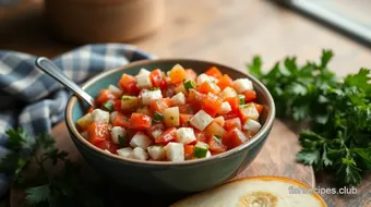 Mix Greek Salsa with Fresh Veggies