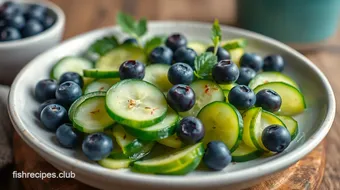 Mixing Cucumber & Blueberries in 10 Minutes