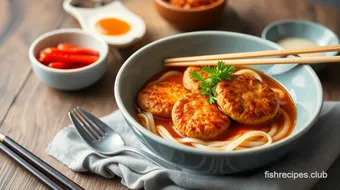 Easy Ramen Fish Cakes with Spicy Broth