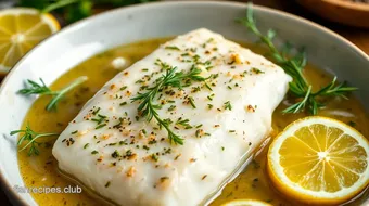 Steam Cod Fish with Fresh Herbs Delight