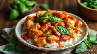 Stir-Fry Chicken Spicy Basil Delight