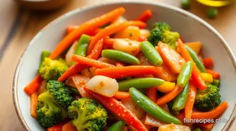 Stir-Fry Colorful Veggies with Spicy Fish Sauce